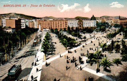 POSTAL PV03033: Plaza de Cataluña, Barcelona