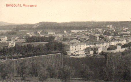 POSTAL PV03035: Vista parcial aerea de Banyolas