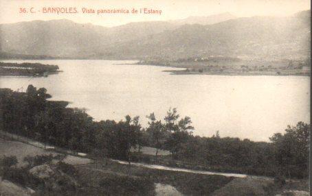 POSTAL PV03036: Estany de Banyoles vista panoramica nº 36. C