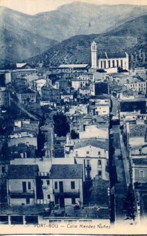 POSTAL PV03336: Calle Mendez Nuñez en Port Bou