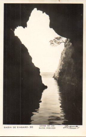 POSTAL PV03339: Cova de les Rates Penades, Badia de S'Agaro