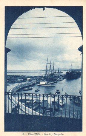 POSTAL PV03347: Muelle y Rompeolas en Palamos