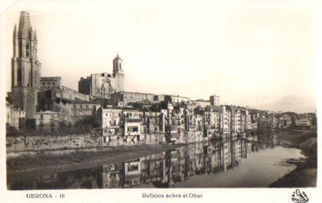 POSTAL PV03350: Reflejos sobre el Oñar en Gerona