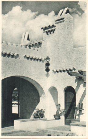 POSTAL PV03351: La cour de l'Hostal de La Gavina, S'Agaro