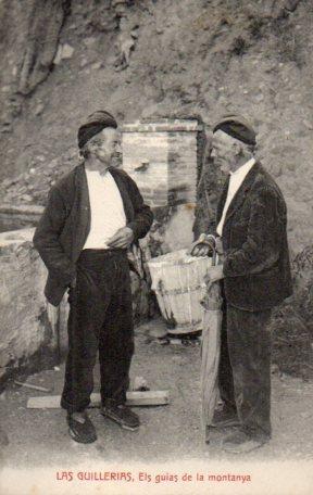POSTAL PV03315: Las Guillerias. Els guias de la montanya 
