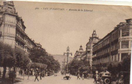 POSTAL PV03388: Avenida de la Libertad, San Sebastian