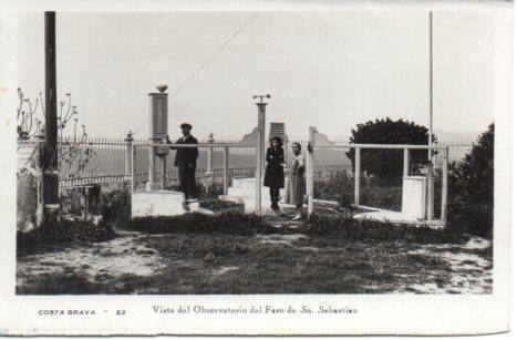 POSTAL PV03402: Vista del Observatorio del Faro de San Sebastian, Costa Brava