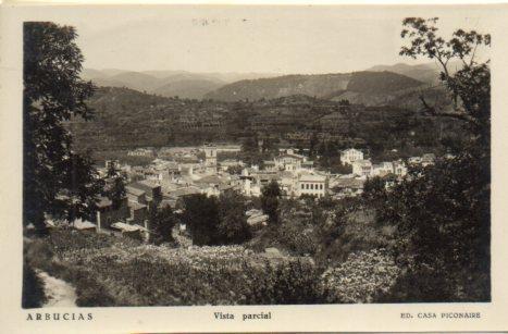POSTAL PV03405: Vista parcial de Arbucias