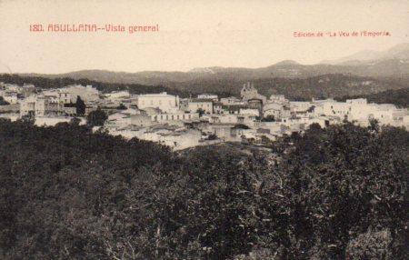 POSTAL PV03382: Vista general de Agullana