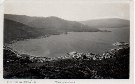 POSTAL PV03357: Vista aerea bahia de Port de la Selva