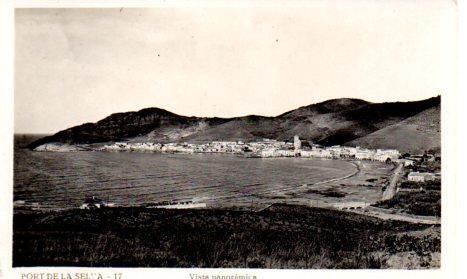 POSTAL PV03354: Vista panoramica de la bahia de Port de la Selva