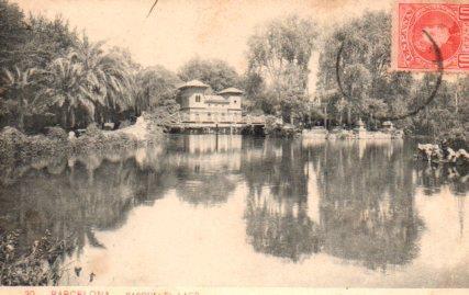 POSTAL PV03222: Barcelona, Parque El Lago