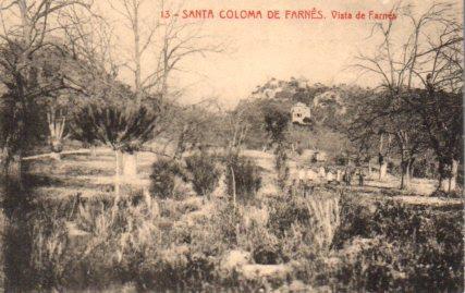 POSTAL PV03212: Vista de Farnes en Santa Coloma de Farnes