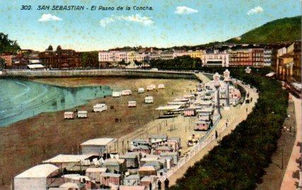 POSTAL PV03195: Paseo de la Concha, San Sebastian