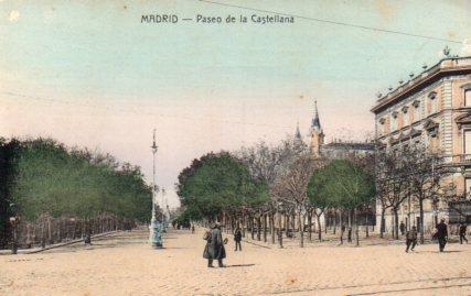 POSTAL PV03200: Paseo de la Castellana, Madrid