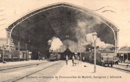POSTAL PV03202: Estacion de Ferrocarriles de Madrid, Zaragoza y Alicante en Madrid