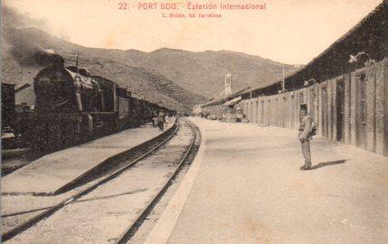 POSTAL PV03208: Estacion Internacional de Port Bou