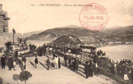 POSTAL PV03239: Terraza del Monte Igueldo, San Sebastian