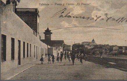 POSTAL PV03273: Paseo y Casino de Palamos
