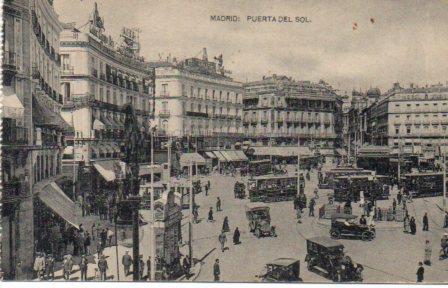 POSTAL PV03279: Trafico en la Puerta del Sol de Madrid