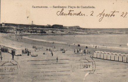 POSTAL PV03270: Playa de Castañeda el Sardinero, Santander