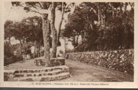 POSTAL PV03294: Tibidabo, Paseo del Parque