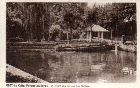 POSTAL PV03283: La Caña, Parque Mulleras en Olot