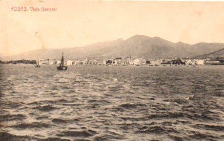 POSTAL PV03248: Barca en la bahia de Rosas
