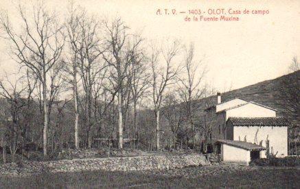 POSTAL PV03252: Casa de campo de la Fuente Muxina, Olot