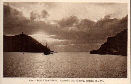 POSTAL PV03256: Entrada del Puerto de San Sebastian