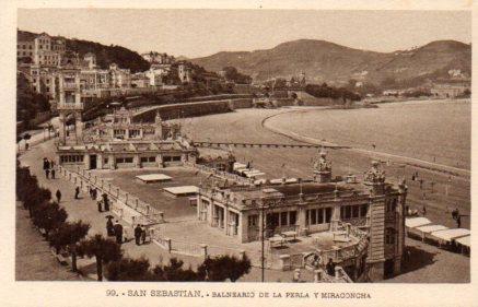 POSTAL PV03258: Balneario de La Perla y Miraconche, San Sebastian