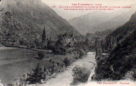 POSTAL PV02651: Vallee d'Andorre, La Farga de Moles. Les Pyrenees 3 serie. Phot Labouche Fr