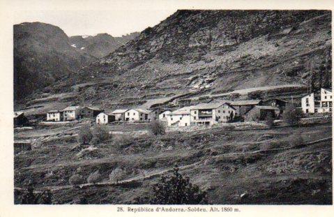 POSTAL PV02656: Soldeu Republica d'Andorra