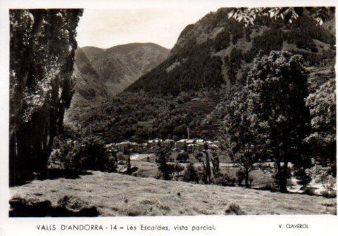 POSTAL PV02659: Vista parcial Les Escaldes Andorra