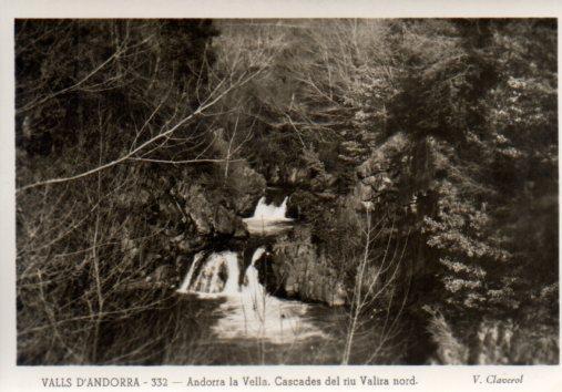 POSTAL PV02661: Cascades del riu Valira nord, Andorra