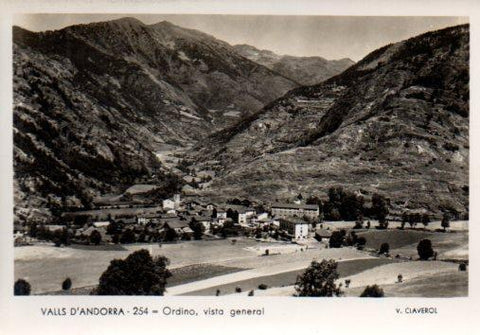 POSTAL PV02662: Ordino vista general, Andorra