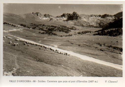 POSTAL PV02663: Carretera al port d'Envalira, Andorra