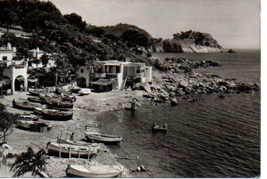 POSTAL PV02667: Barcas en la playa de Palamos
