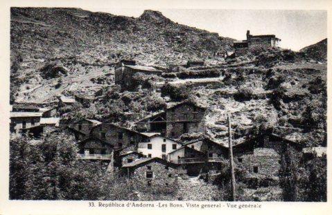 POSTAL PV02657: Vista general Les Bons, Andorra