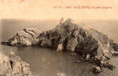 POSTAL PV02624: Islas Medas Illa petita, Caganes. A.T.V. 2404
