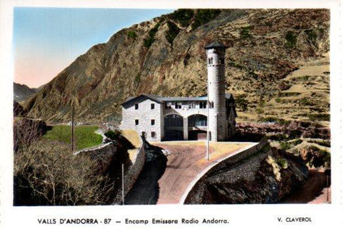 POSTAL PV02672: Emissora Radio Andorra, Encamp