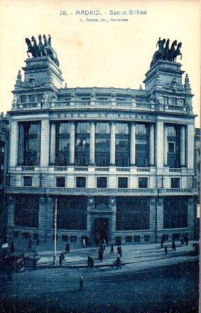 POSTAL PV02702: Banco de Bilbao en Madrid. L. Roisin fot.