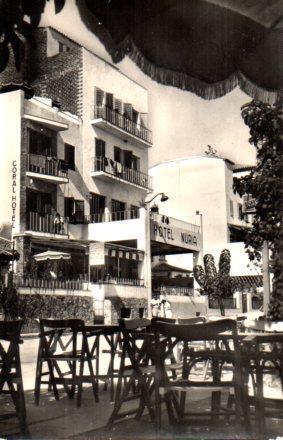 POSTAL PV02701: Paseo Camprodon y Hotel Nuria en Lloret de Mar
