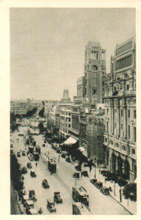 POSTAL PV02698: Calle Alcala en Madrid