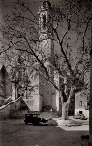 POSTAL PV02687: Plaza de la Iglesia en Llansa