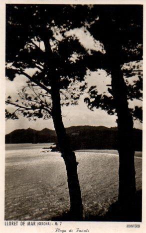 POSTAL PV02689: Playa de Fanals en Lloret de Mar
