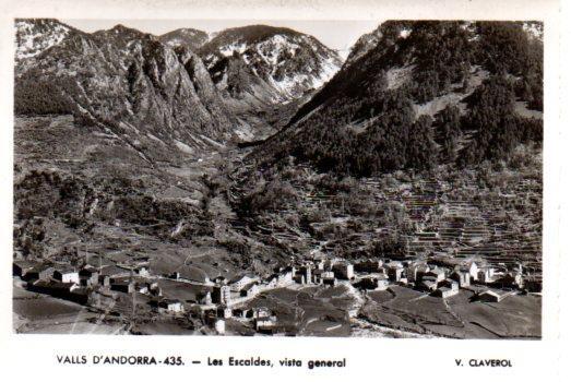 POSTAL PV02671: Andorra vista general Les Escaldes