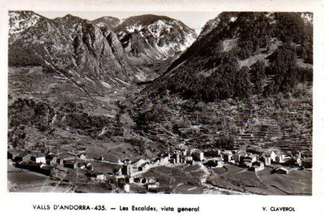 POSTAL PV02671: Andorra vista general Les Escaldes