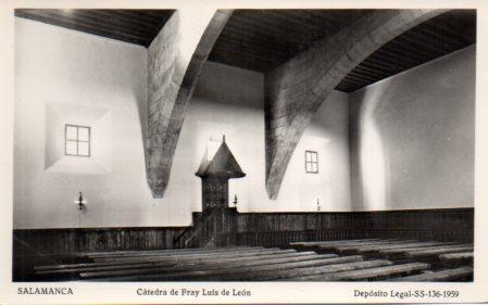 POSTAL PV02726: Catedra de Fray Luis de Leon en Salamanca