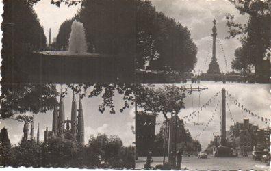 POSTAL PV02535: Vistas varias de Barcelona
